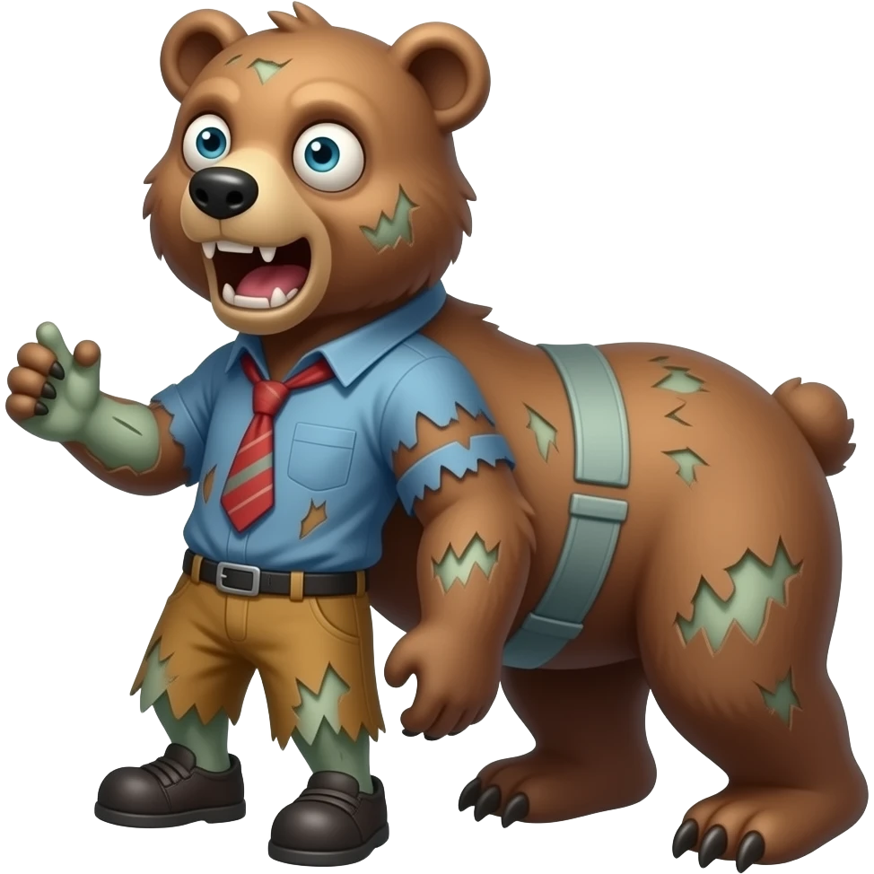 zombie bear emoji