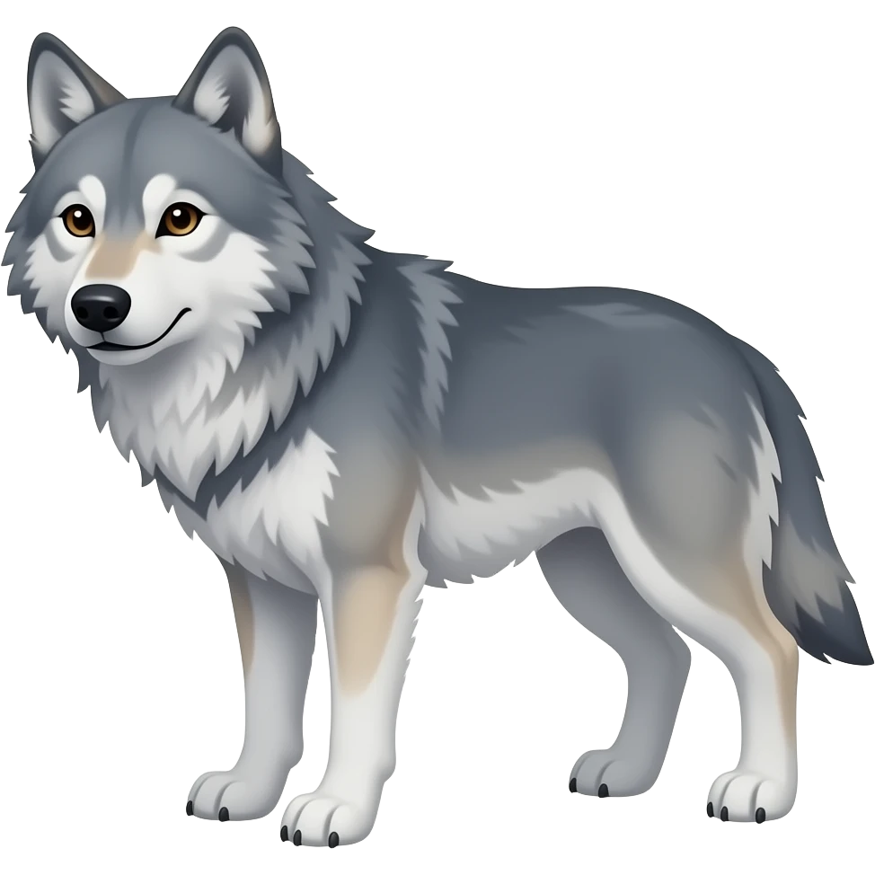Wolf emoji