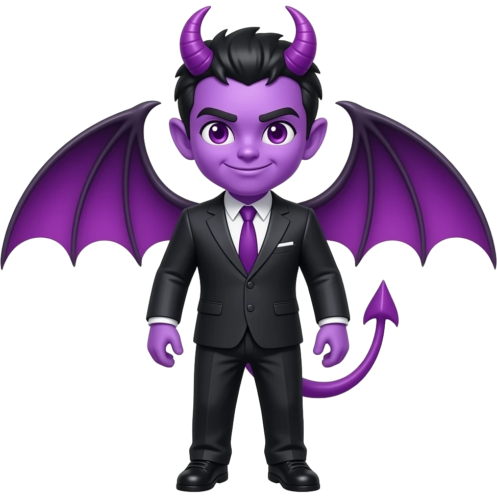 devil purple emoji