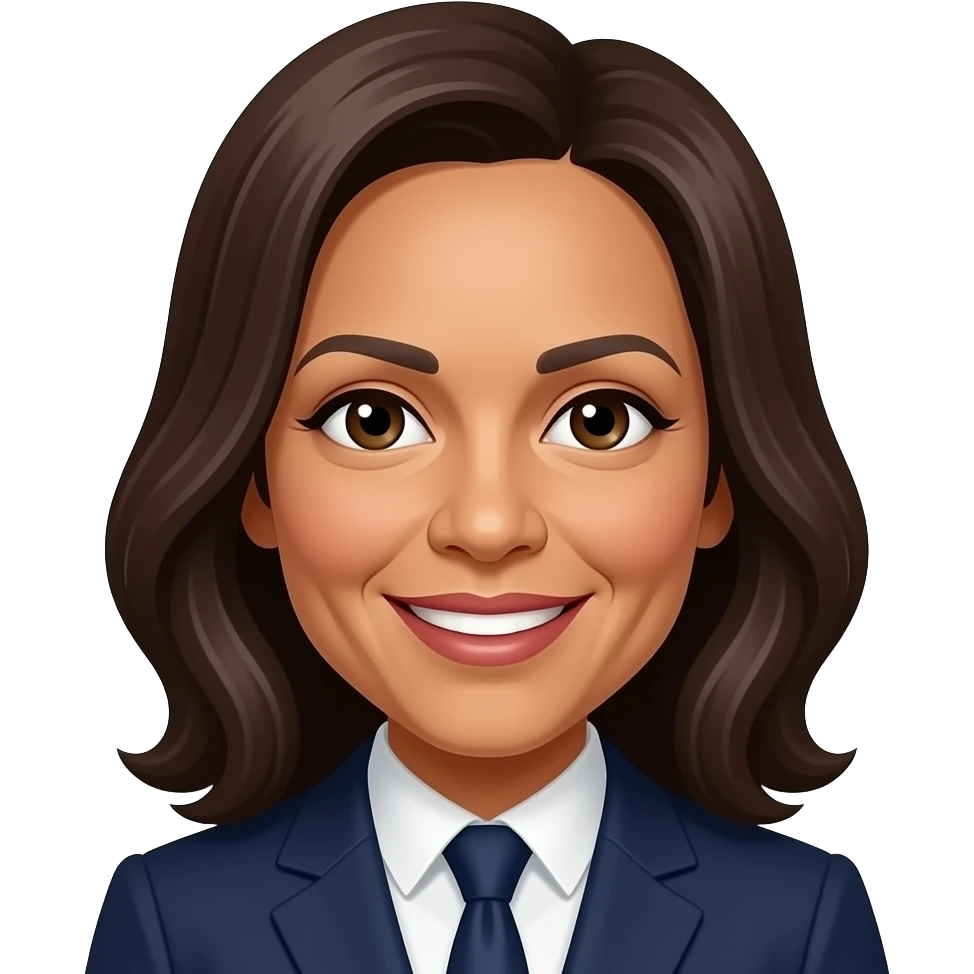 Kamala Harris emoji, face emoji