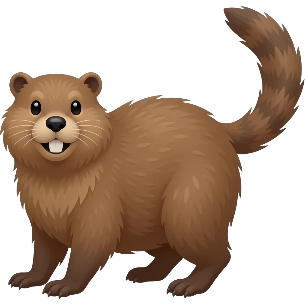 beaver emoji