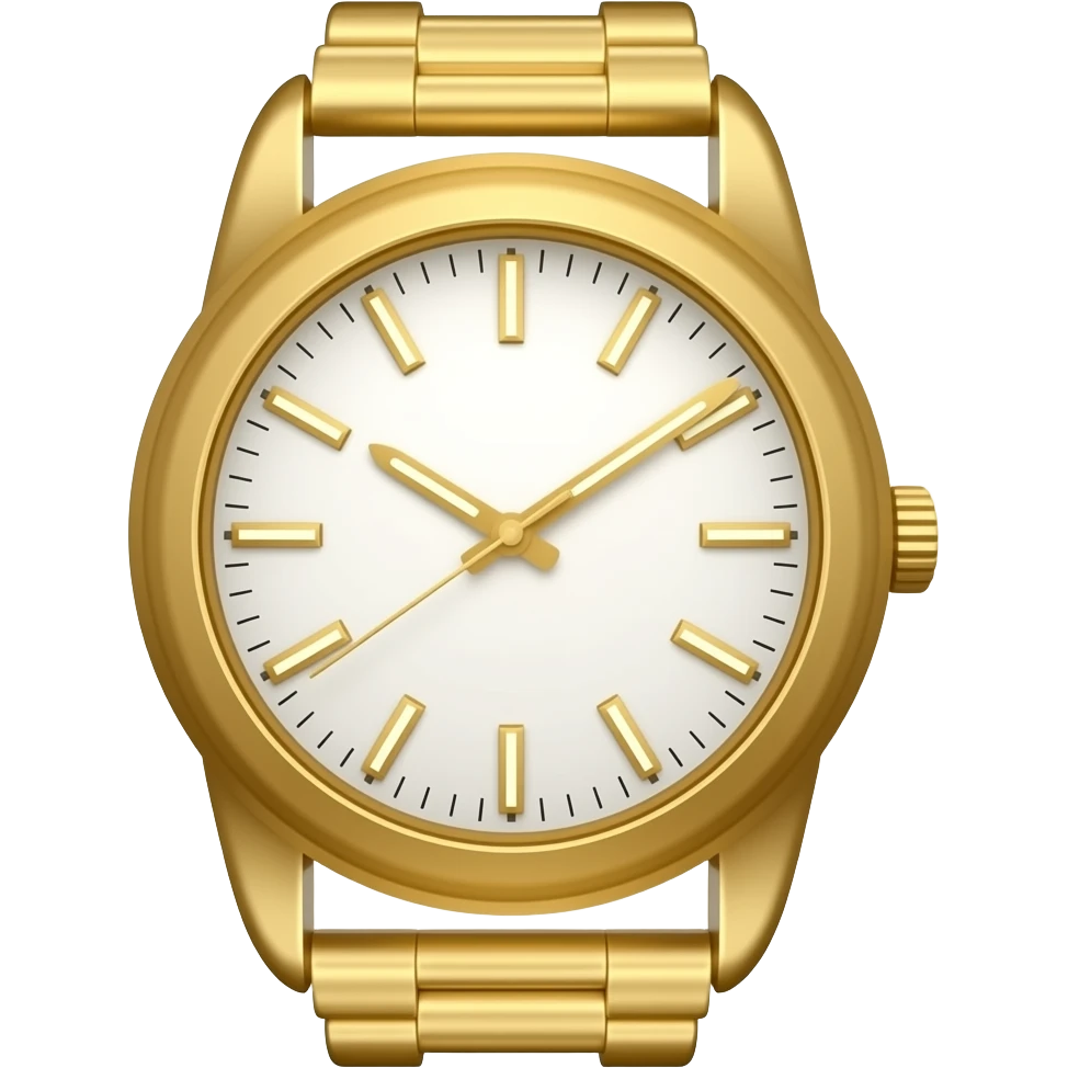 Gold Watch emoji