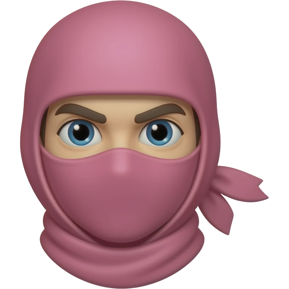 pink  nindza emoji