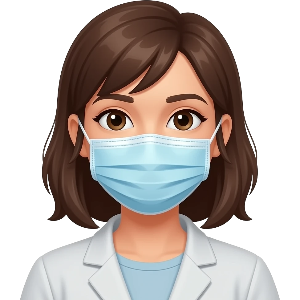 woman wearing a surgical mask emoji