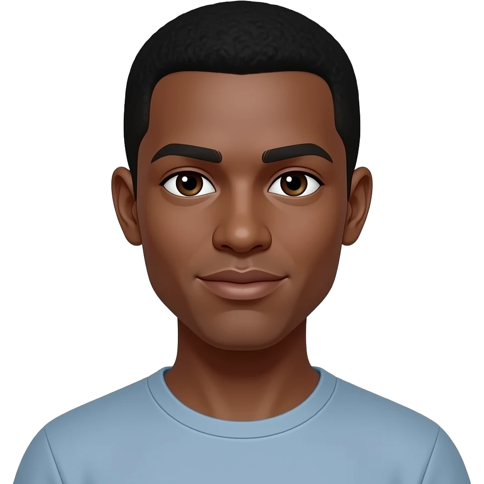 Black skin emoji