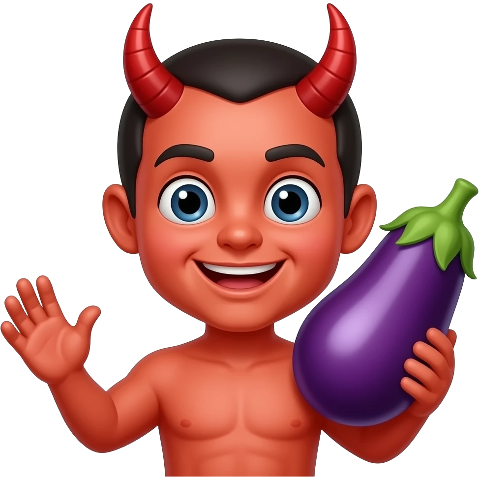 🍆😈 emoji