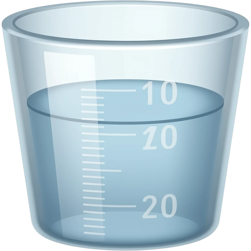 Verre mesureur emoji