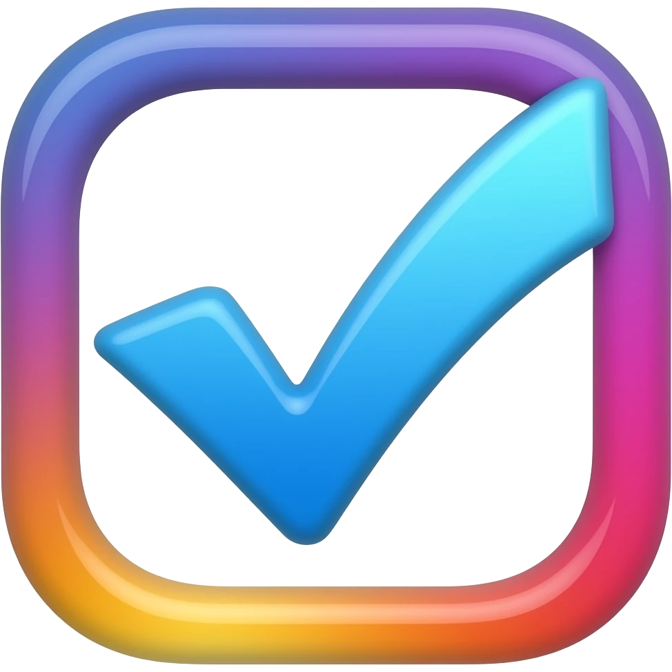 تیک آبی اینستاگرام emoji