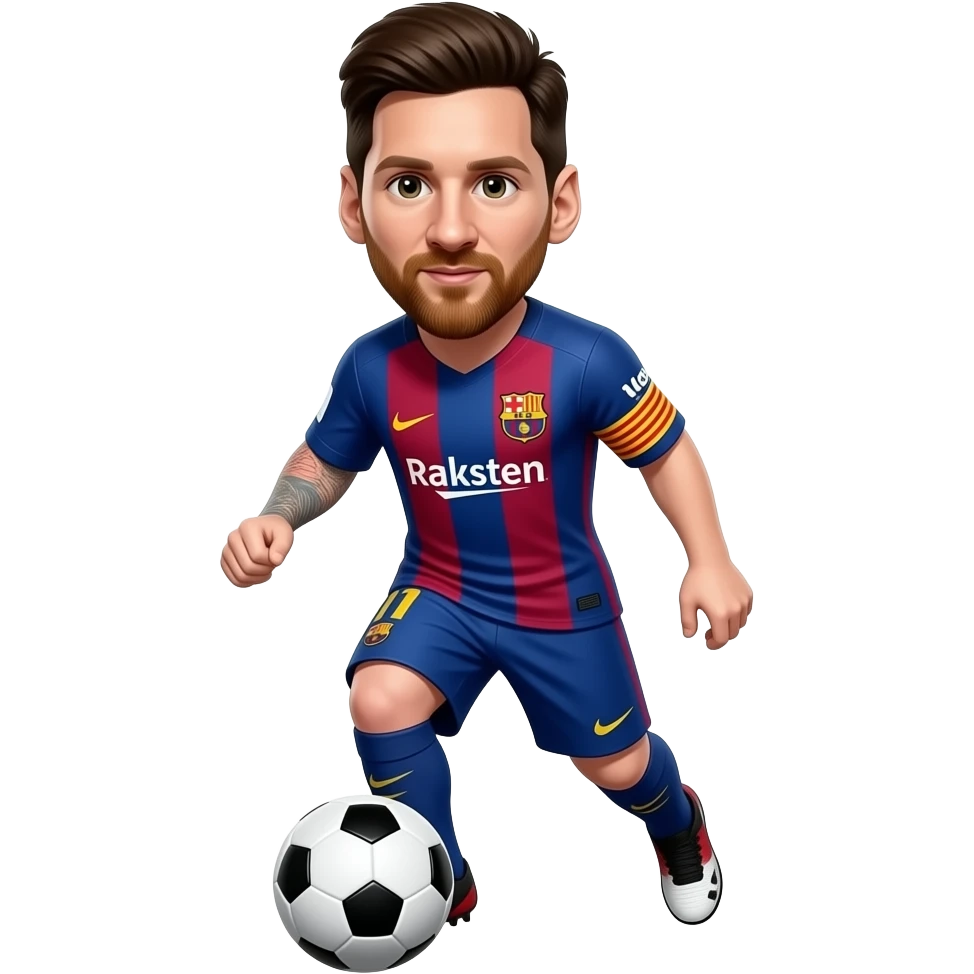messi barcelona emoji