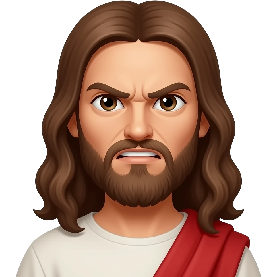 jesus enojado emoji