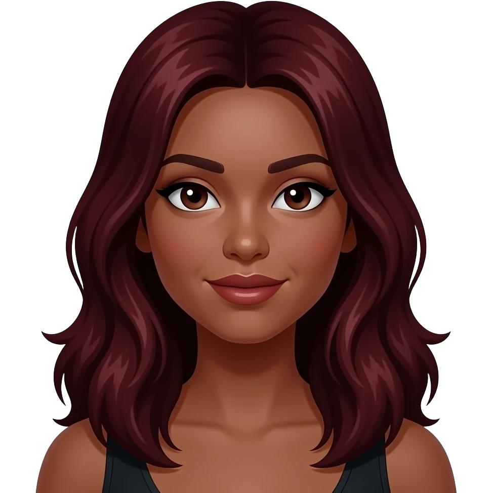 Dark red aesthetic emoji
