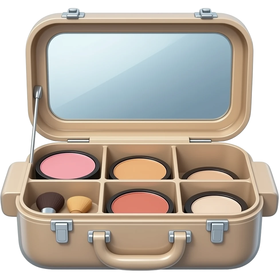 Makeup vanity case emoji