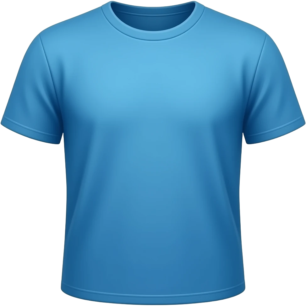Playera azul emoji
