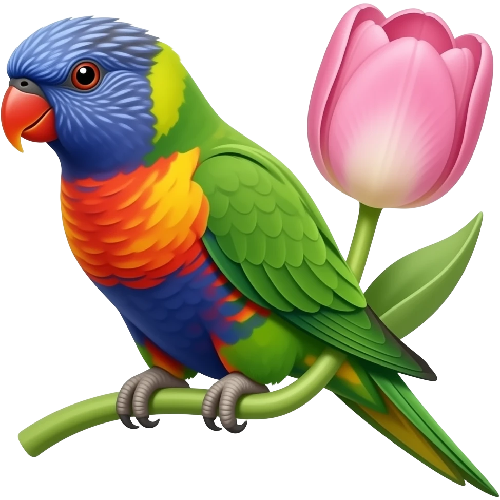Rainbow Lorikeets 🌷 emoji