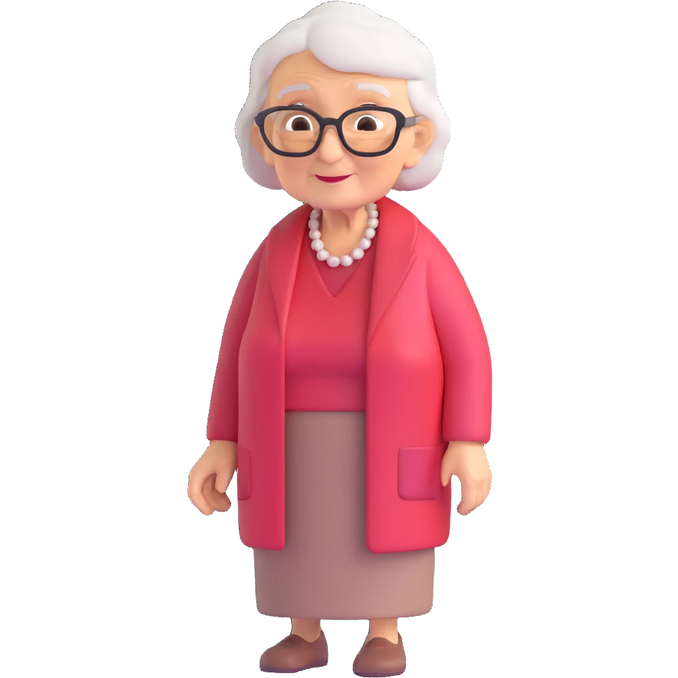 old lady emoji