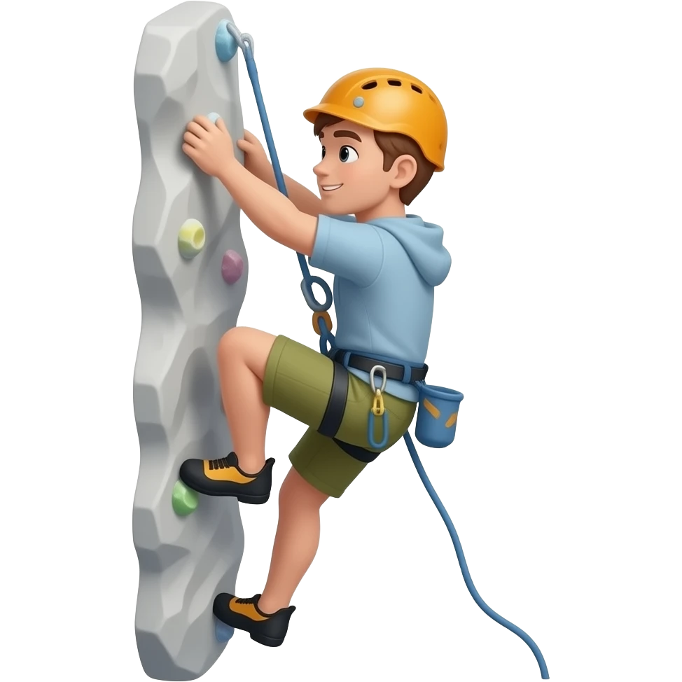 Climbing emoji