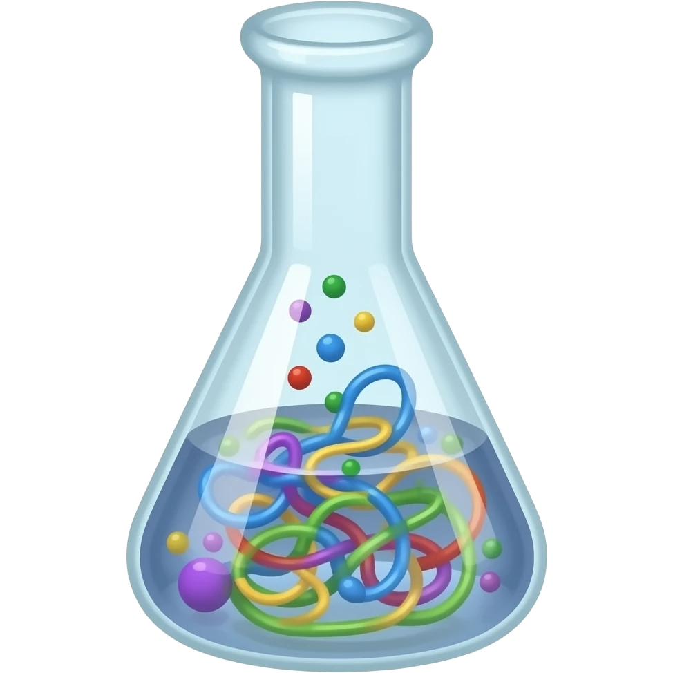 science glass mixtures emoji