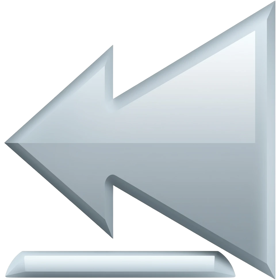 This triangle ‘<‘ with line underneath emoji