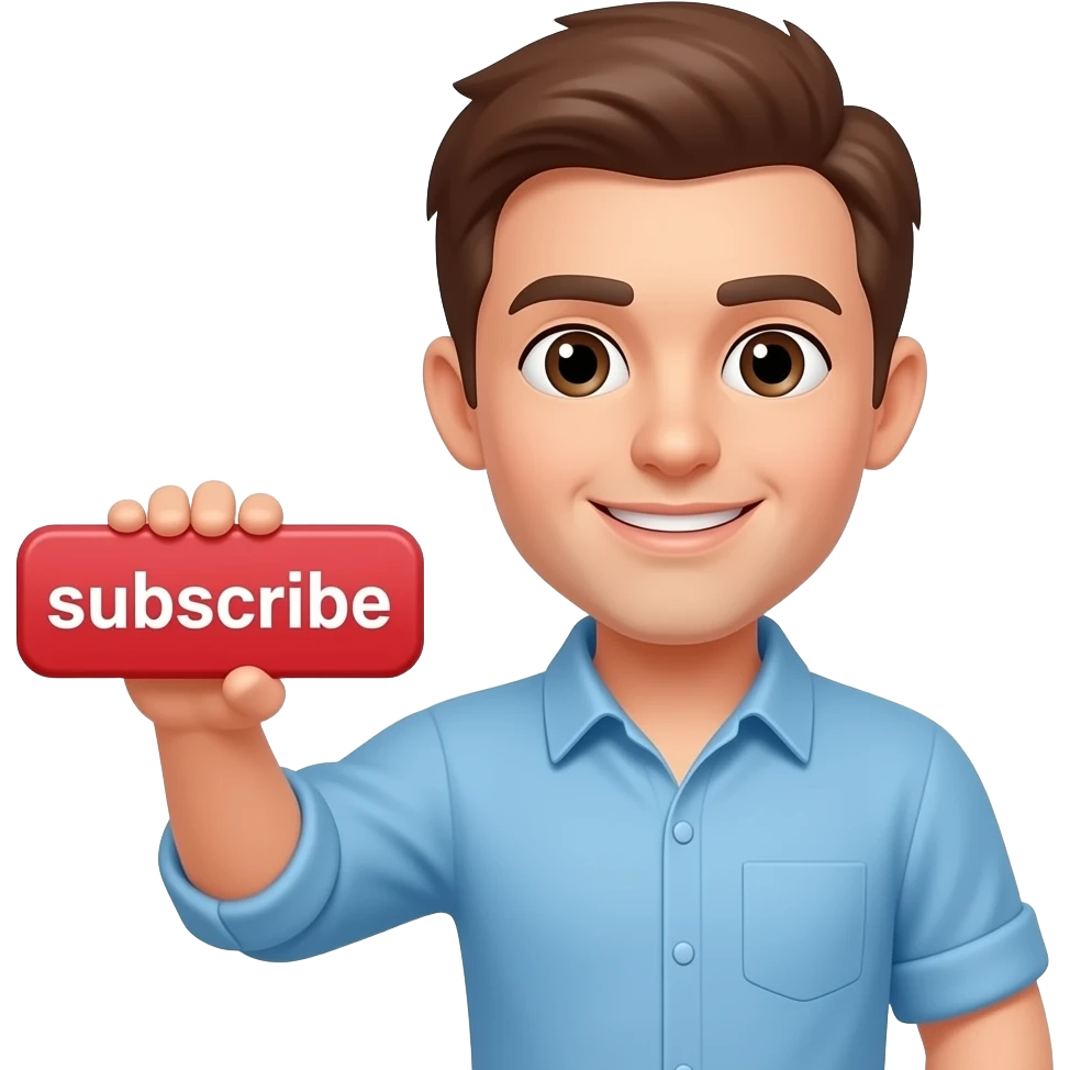 holding subscribe button emoji