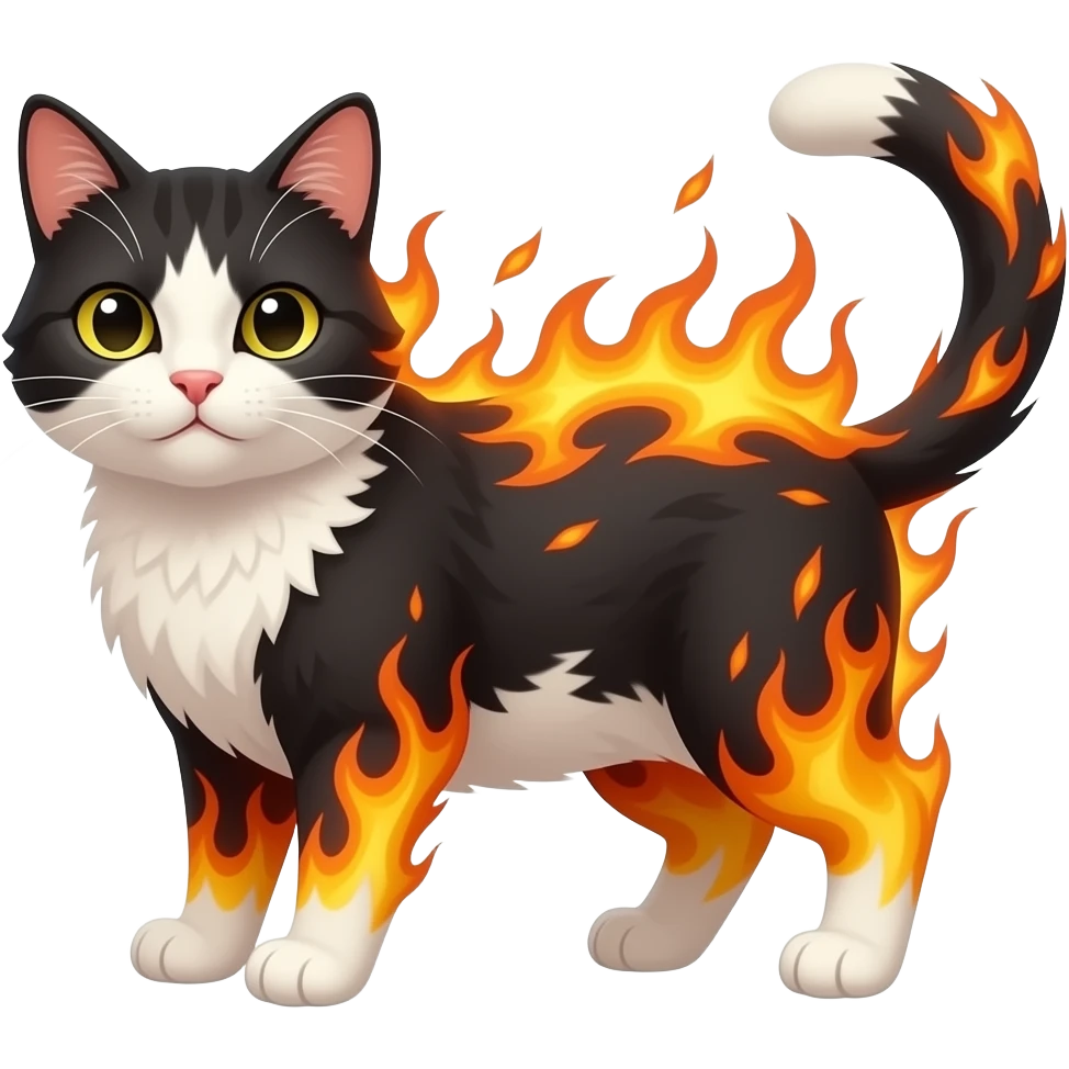 blaze the cat emoji