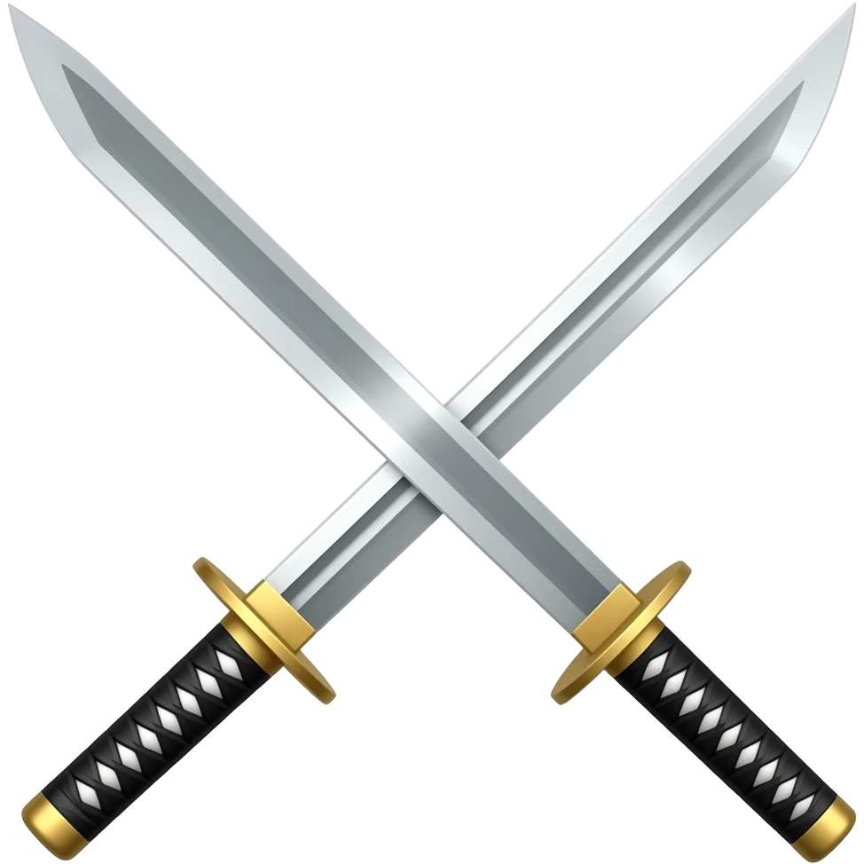 ninja katana emoji