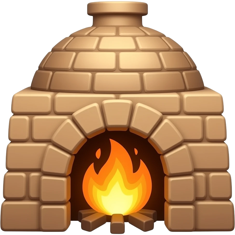 clay kiln emoji