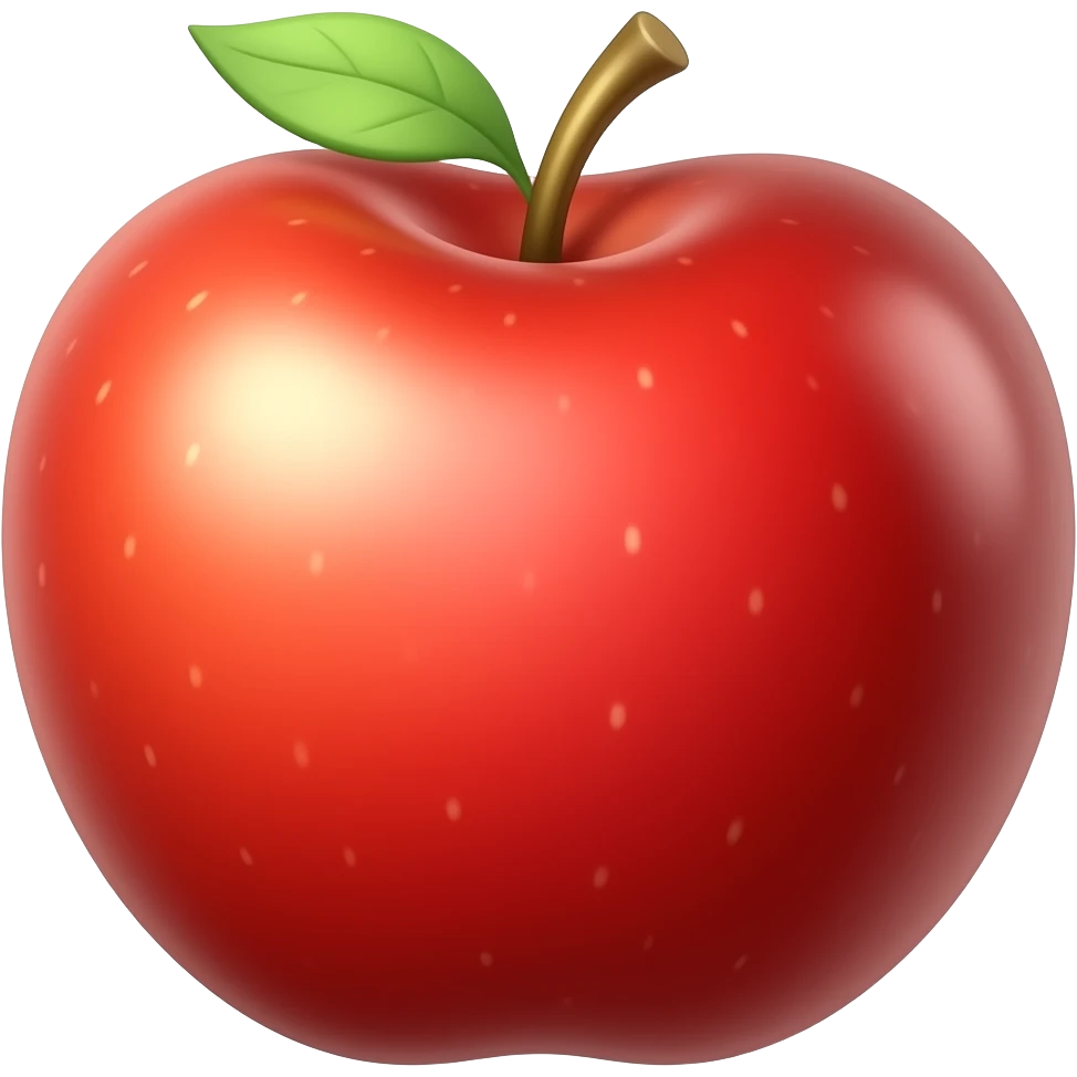 Red Apple emoji