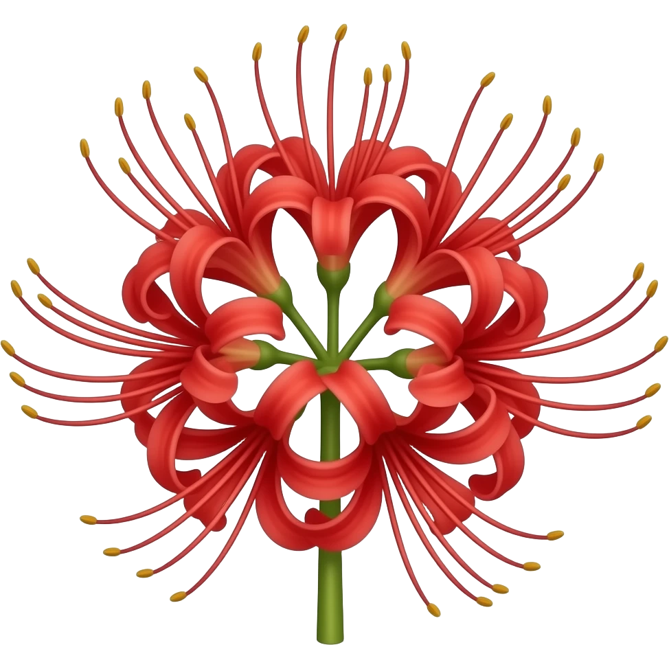 Haz un emoji de la flor lycoris radiata emoji