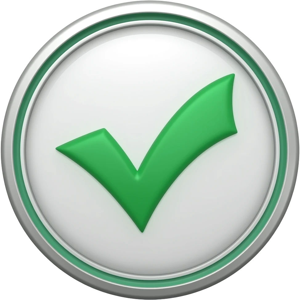 Verified badge emoji