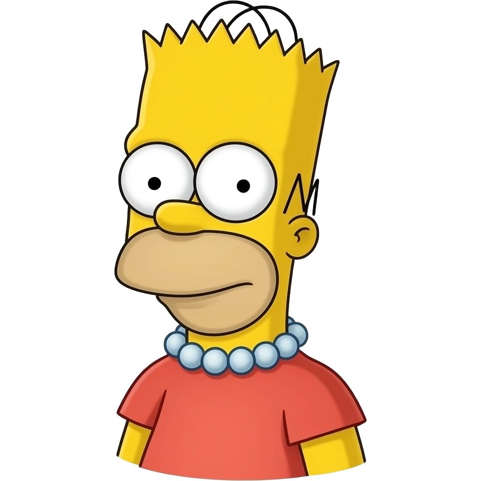 bart not homer emoji
