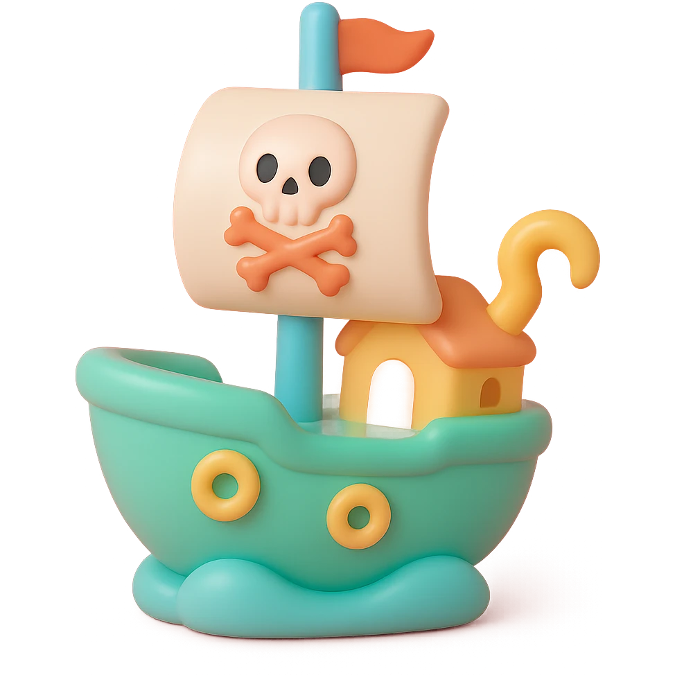 pirate ship emoji