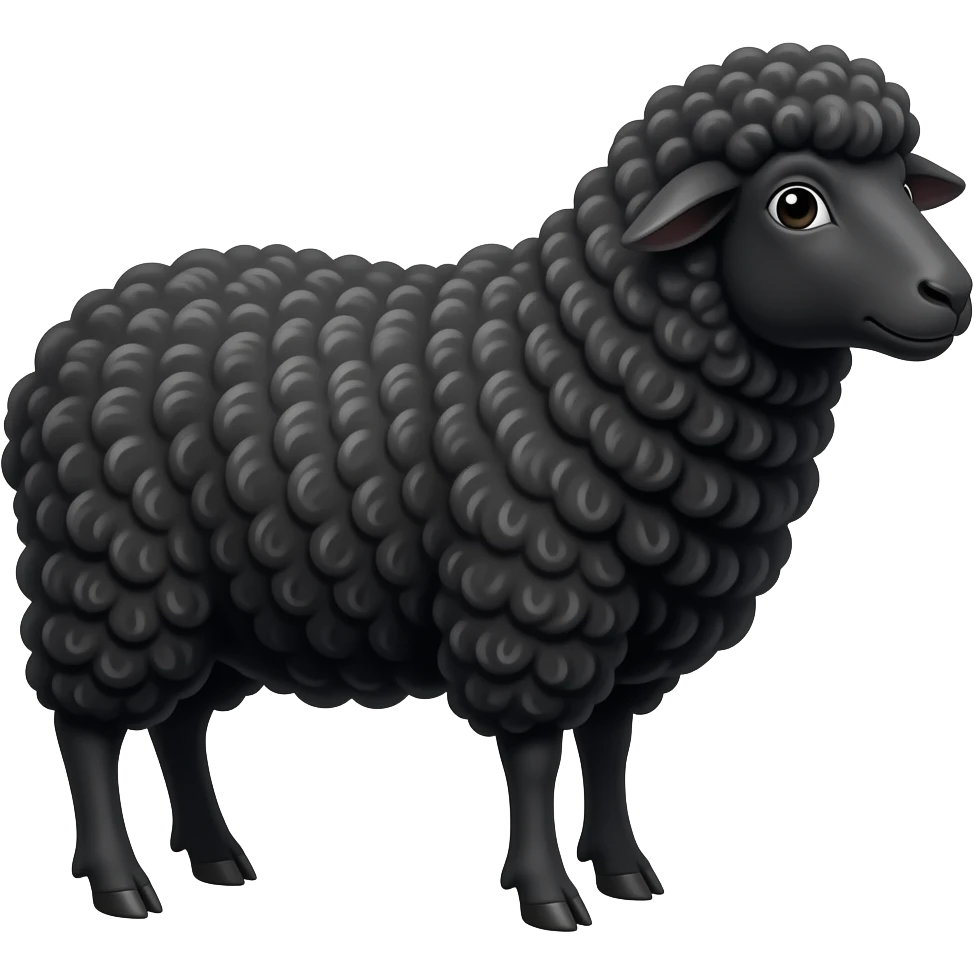Oveja negra emoji