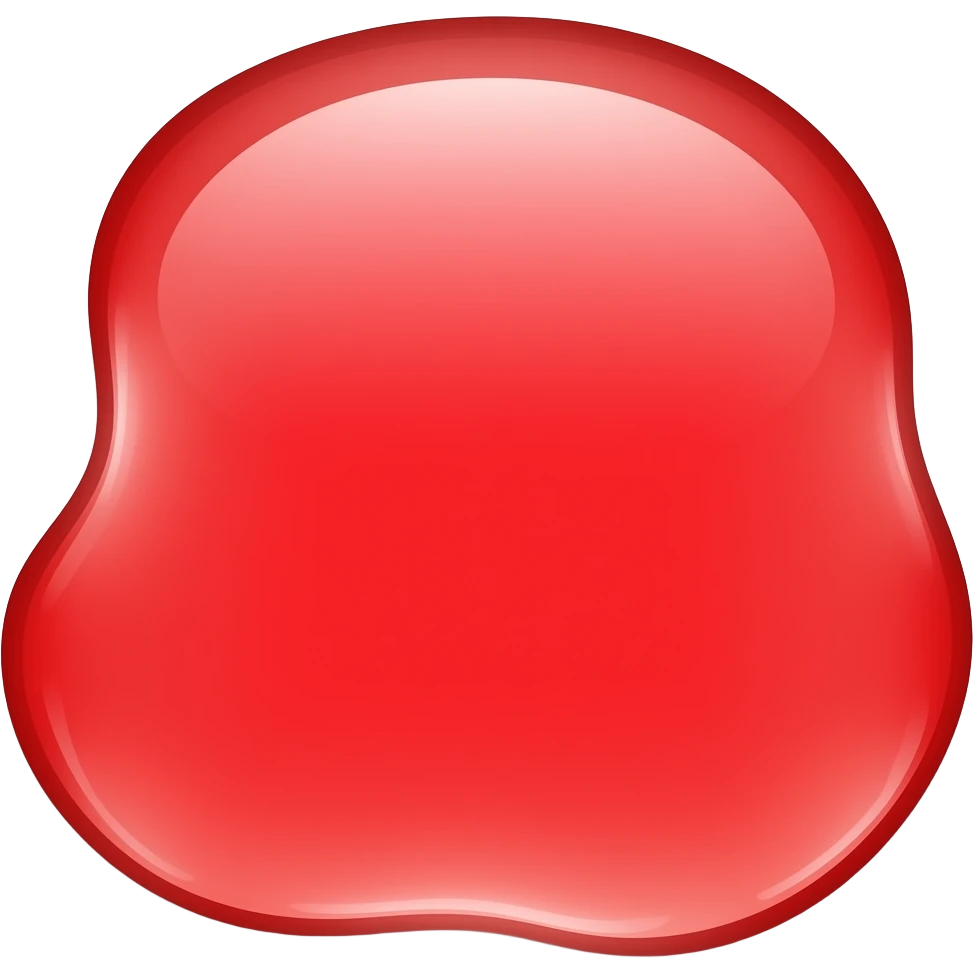 Red puddle emoji
