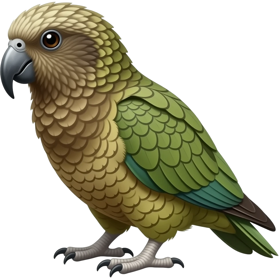 cheeky kea new zealand emoji