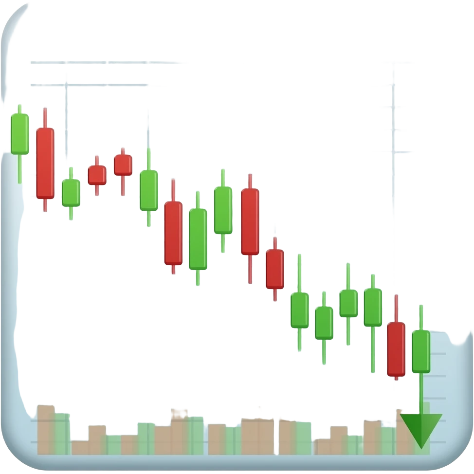 Stock fall emoji