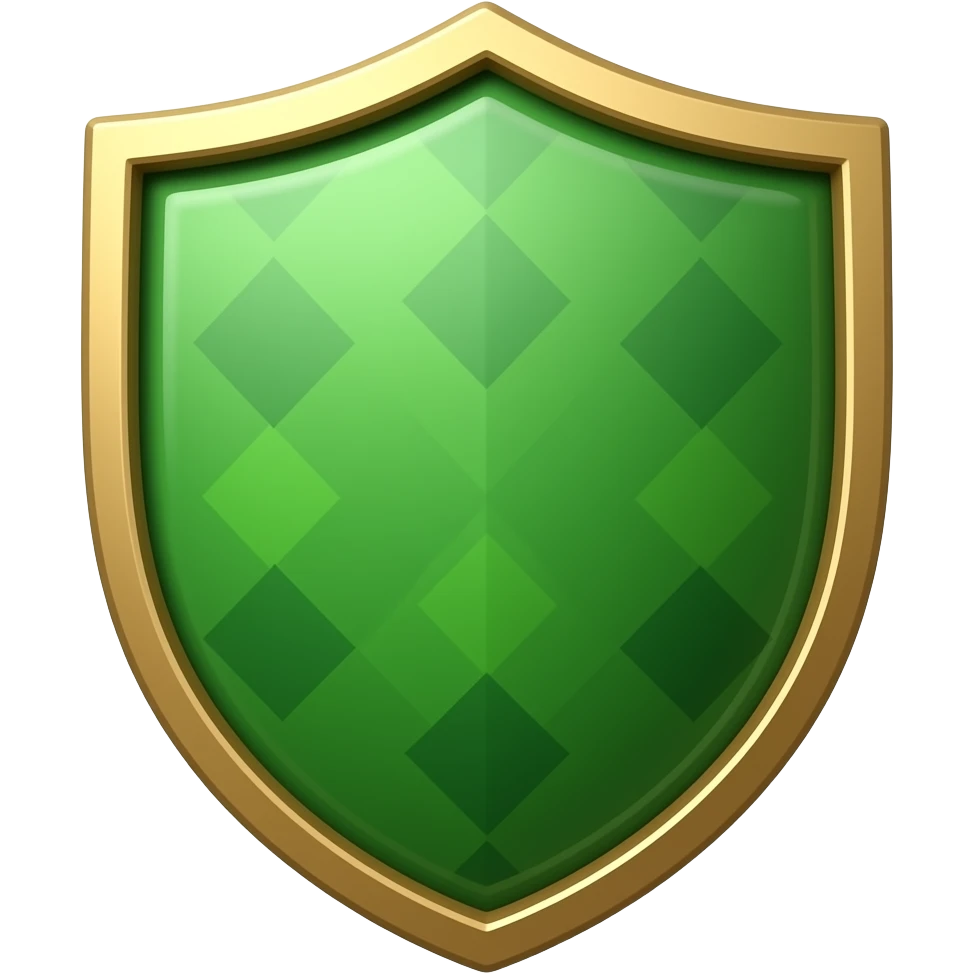 Green Shield emoji