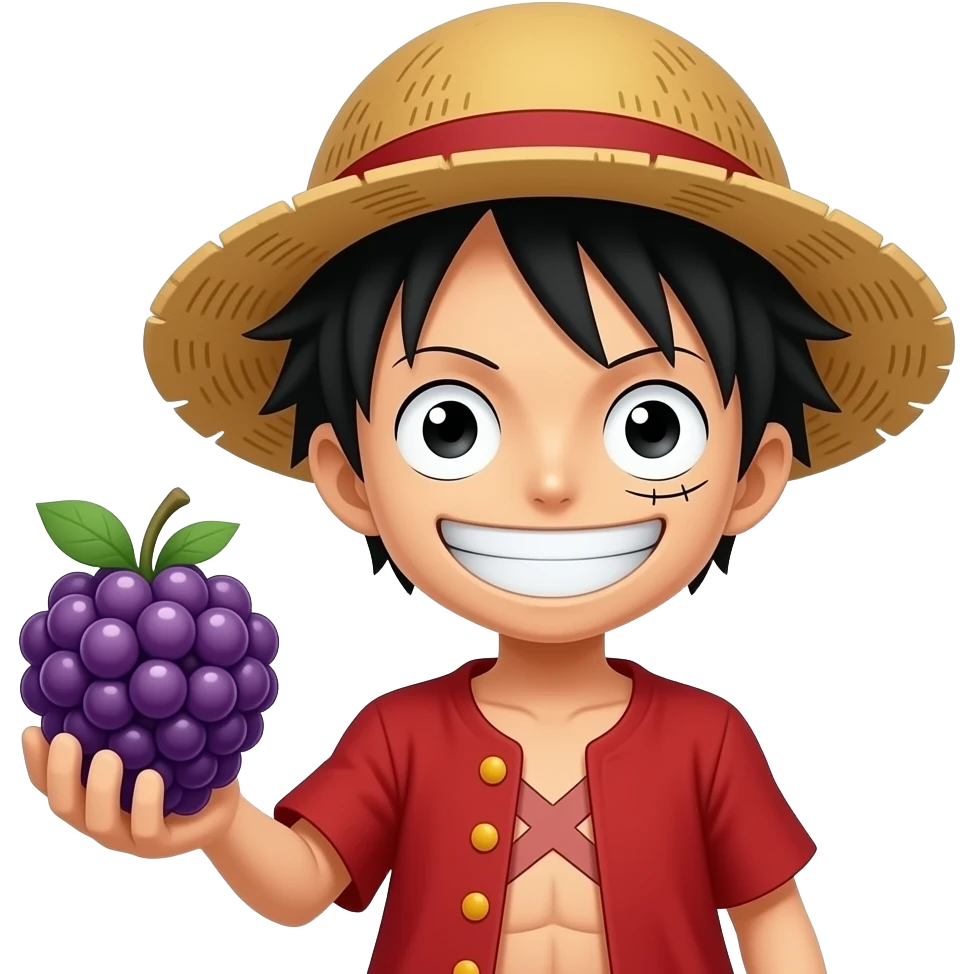 Ace with quake fruit one piece emoji