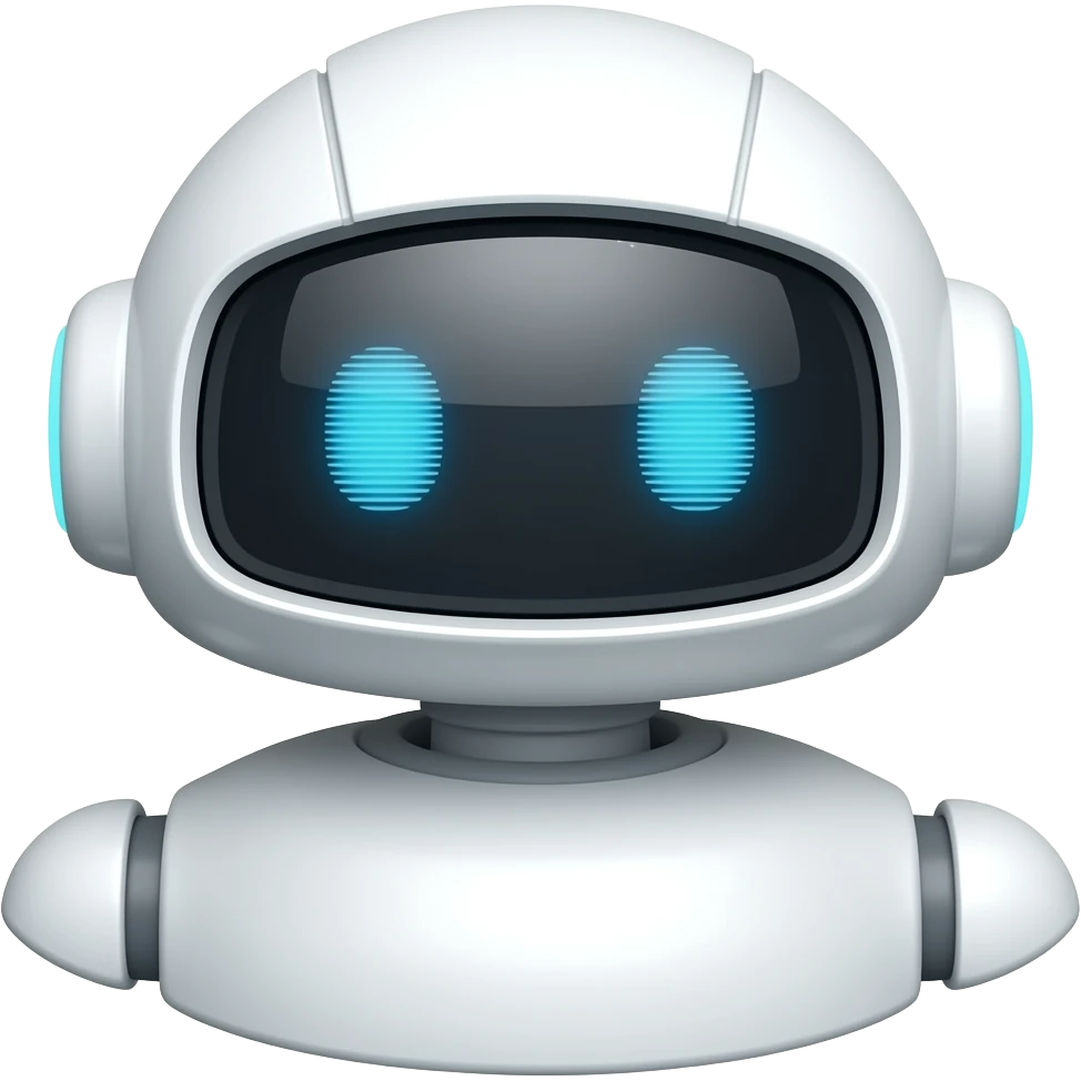 white robot emoji