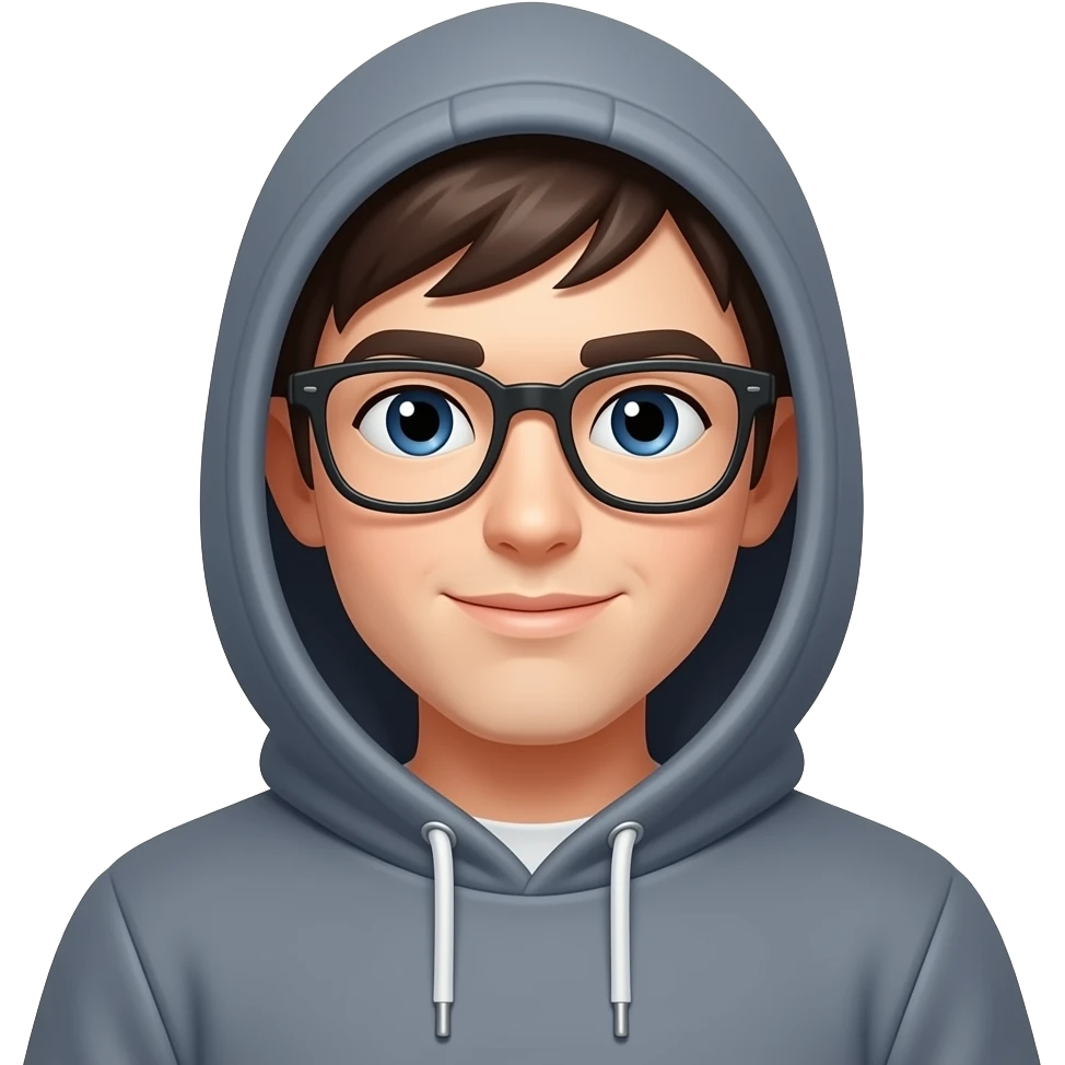 Computer nerd emoji