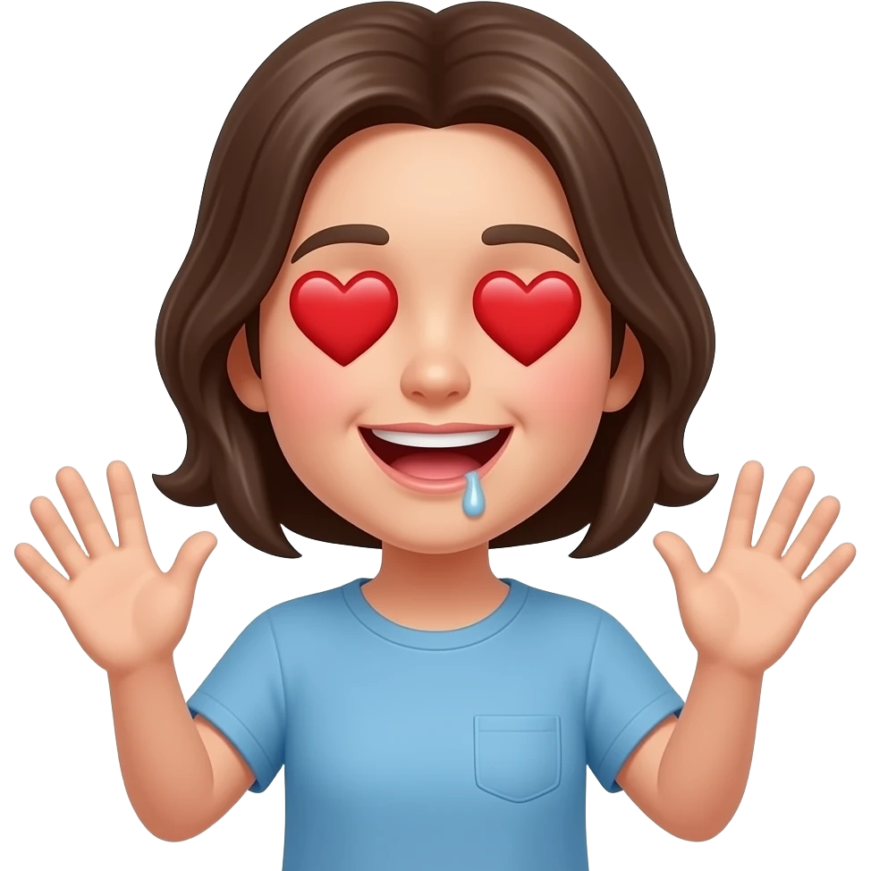 😍🤤👐 emoji