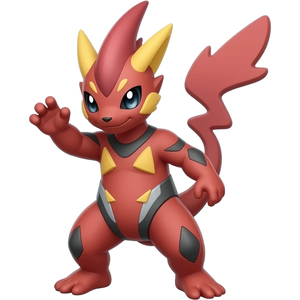incineroar Pokemon red emoji | AI Emoji Generator