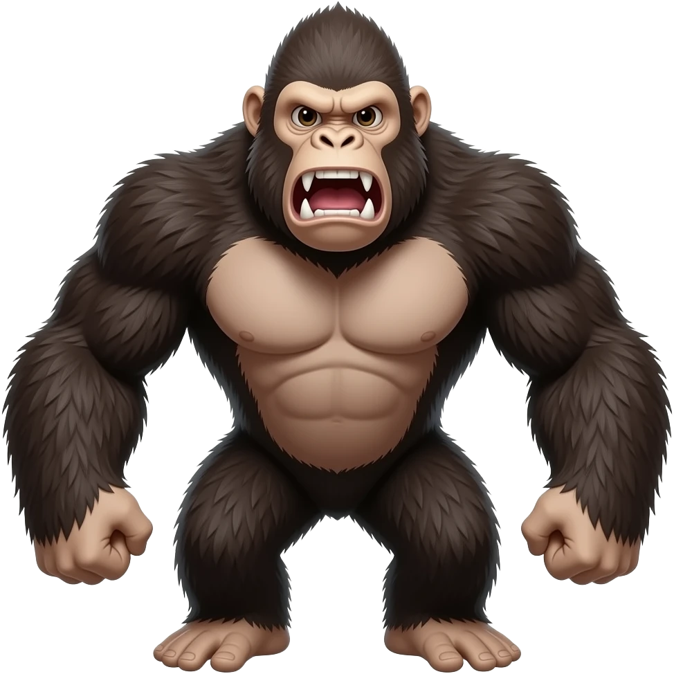 violent ape emoji
