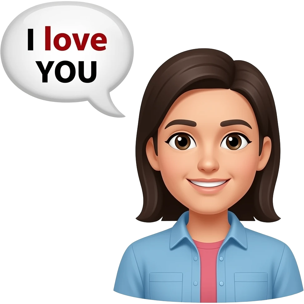 I love YOU emoji