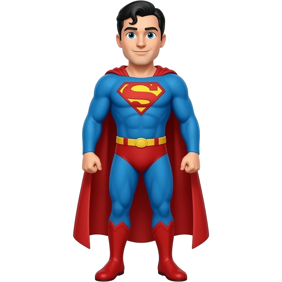 superman is on a guided tour emoji