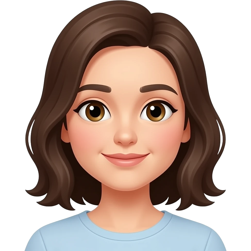 Blushing emoji