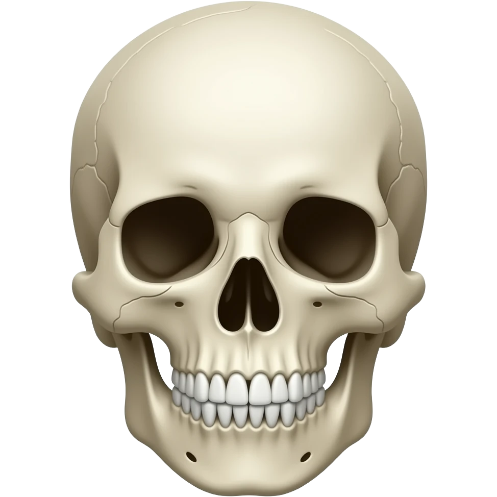 💀 shut up emoji