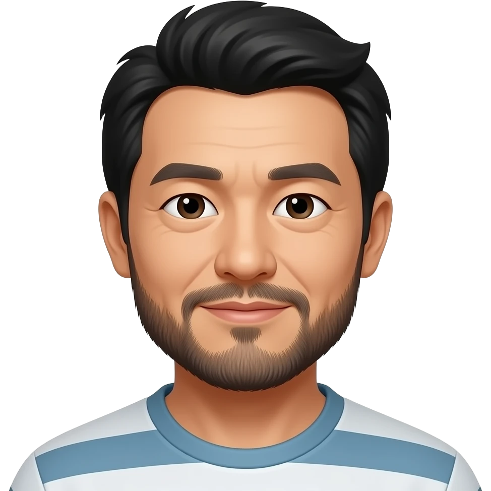 beard japanese emoji