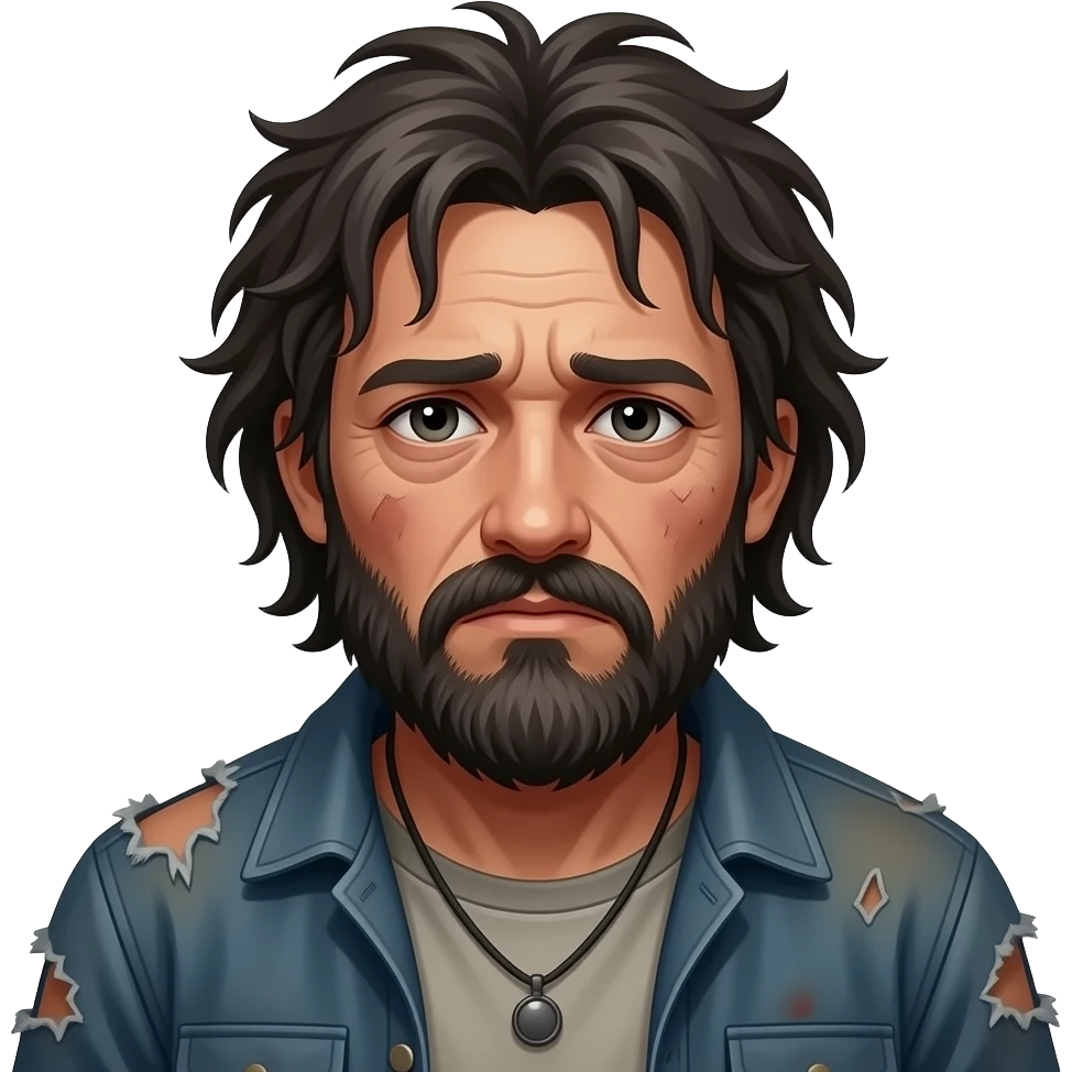 homeless guy emoji