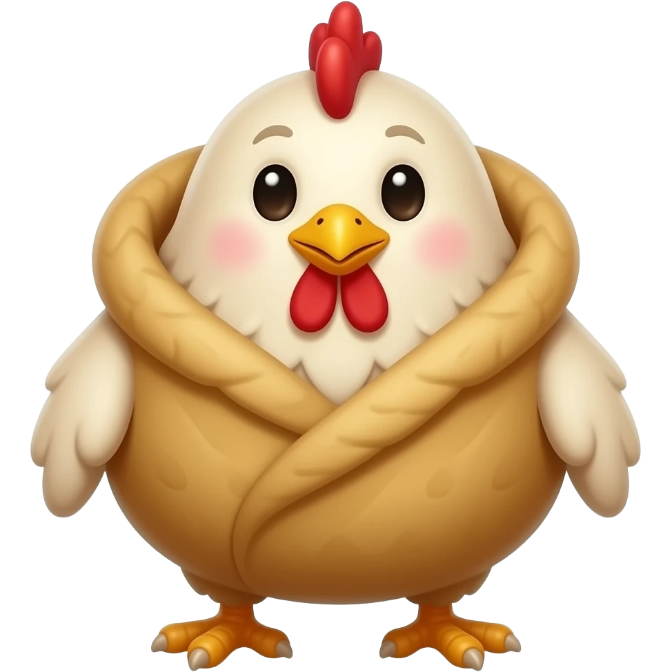 chucken stuffed animal emoji