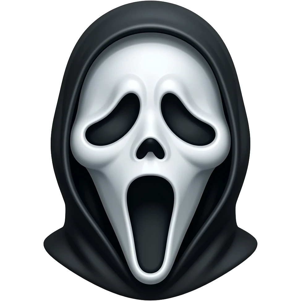Scream mask emoji